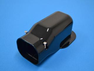 因幡(イナバ) スリムダクトLD ウォールコーナー (壁面取り出し) ブラック LDW-70K