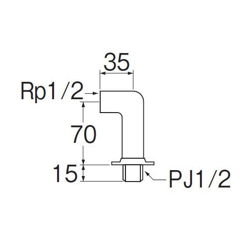 Ｔ２６　１３水栓取付脚