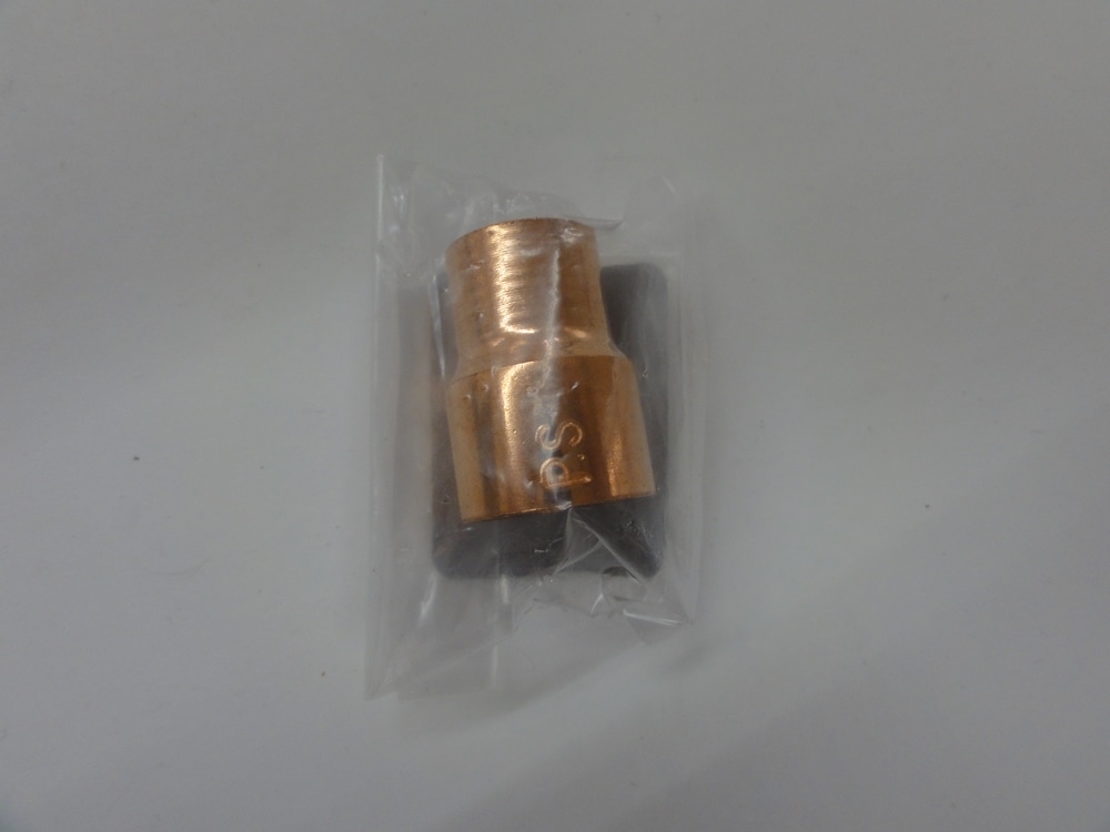 銅管継手ソケット 1/2×3/8