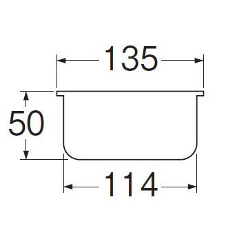 ＰＨ６９７Ｆ－Ｓ　流し排水栓カゴ