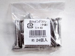 K+皿タッピングステン (中袋)5×40