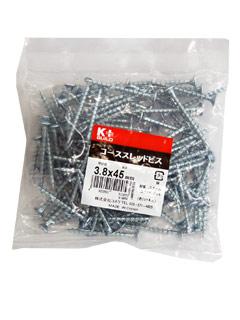 K+コーススレッドビス(中袋) 3.8×45mm 全ねじ 約110本