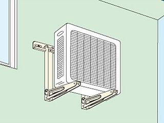 エアコン　室外機用キャッチャー　壁面用　Ｃ－ＫＧ