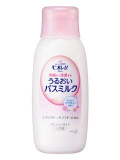 花王　ビオレｕ　角層まで浸透バスミルク　パウダリーな香り　本体　６００ｍＬ