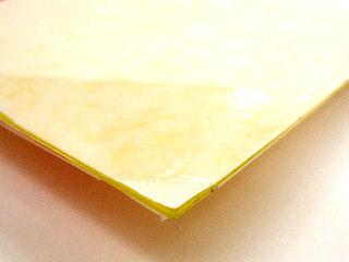 塩ビ板　黄色　３００×４５０×０．５