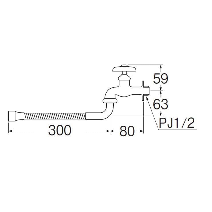 Ａ１８Ａ３ー１３　ベンリー自在水栓