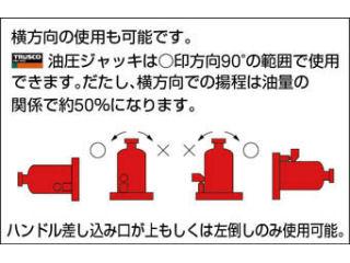 ＴＲＵＳＣＯ　油圧ジャッキ　５トン　ＴＯＪ－５