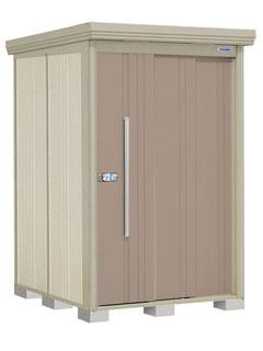 タクボ物置　Ｍｒ．ストックマン　ダンディ　間口１３２×奥行１５９ｃｍ　背面棚タイプ　一般型・結露減少屋根　カーボンブラウン　ＮＤ－Ｚ１３１５Ｂ