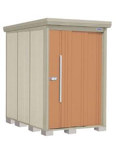 タクボ物置　Ｍｒ．ストックマン　ダンディ　間口１３２×奥行２２９ｃｍ　背面棚タイプ　一般型・結露減少屋根　カーボンブラウン　ＮＤ－Ｚ１３２２Ｂ