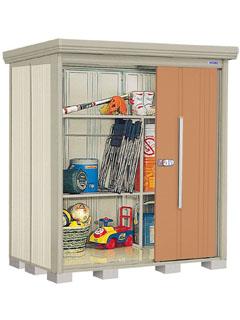 タクボ物置　Ｍｒ．ストックマン　ダンディ　間口１８３×奥行１２２ｃｍ　背面棚タイプ　一般型・標準屋根　カーボンブラウン　ＮＤ－１８１２Ｂ