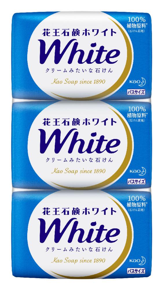 花王　石鹸　ホワイト　バスサイズ　３個