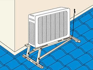 エアコン 室外機用キャッチャー 傾斜屋根直角置用 Ｃ－ＬＧ の通販