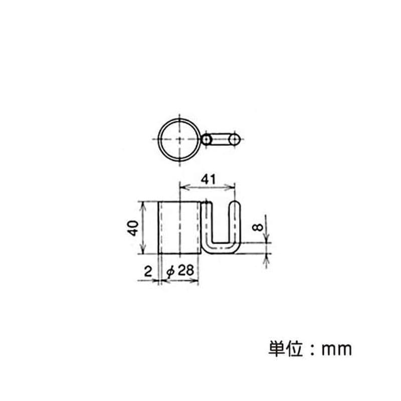 かぎ金具　Ｂ　Ｓ