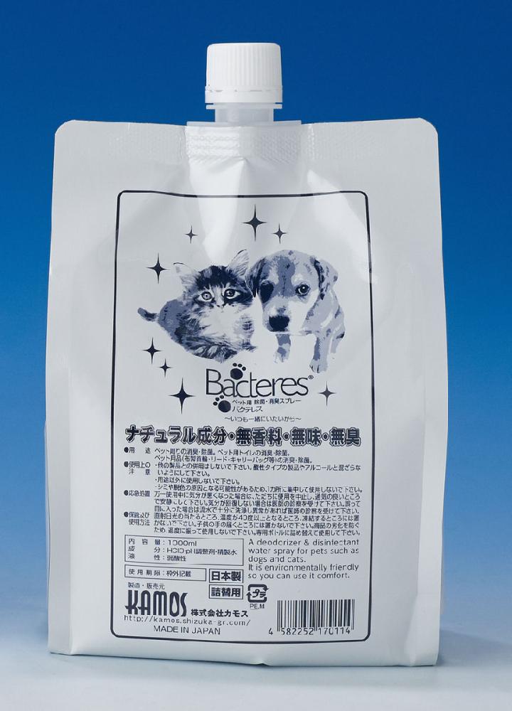 消臭除菌水バクテレス　詰替　１０００ｍＬ