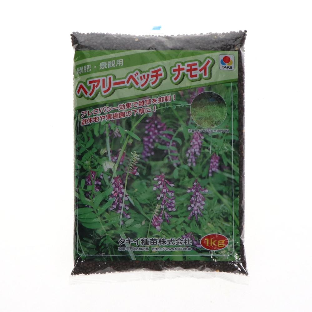 【緑肥種子】　ヘアリーベッチ　ナモイ　１ｋｇ　５袋単位　店着送料不要