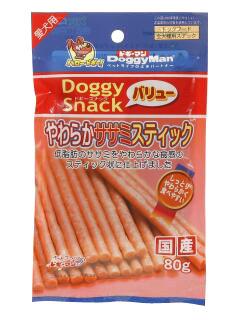 ドギースナックバリュー　やわらかササミスティック　８０ｇ