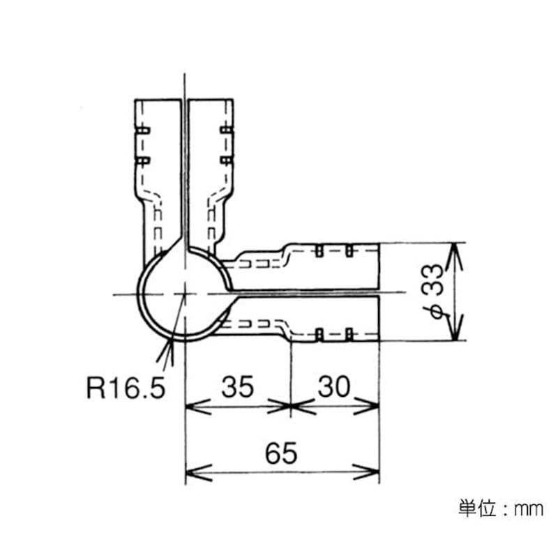 イレクター　メタルジョイントΦ２８　ＨＪ－２　２個セット