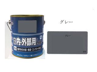 水性Ｐペイント　つやあり　０．８Ｌ　グレー