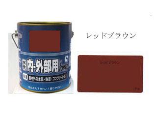 水性Ｐペイント　つやあり　０．８Ｌ　レッドブラウン
