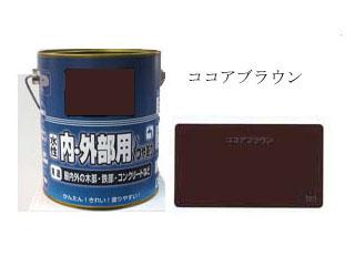 水性Ｐペイント　つやあり　０．８Ｌ　ココアブラウン