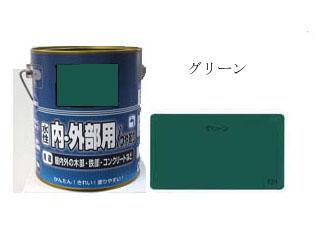 水性Ｐペイント　つやあり　０．８Ｌ　グリーン