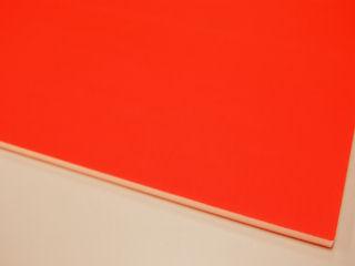 発泡スチレンボード 約605×910×5mm 蛍光レッド