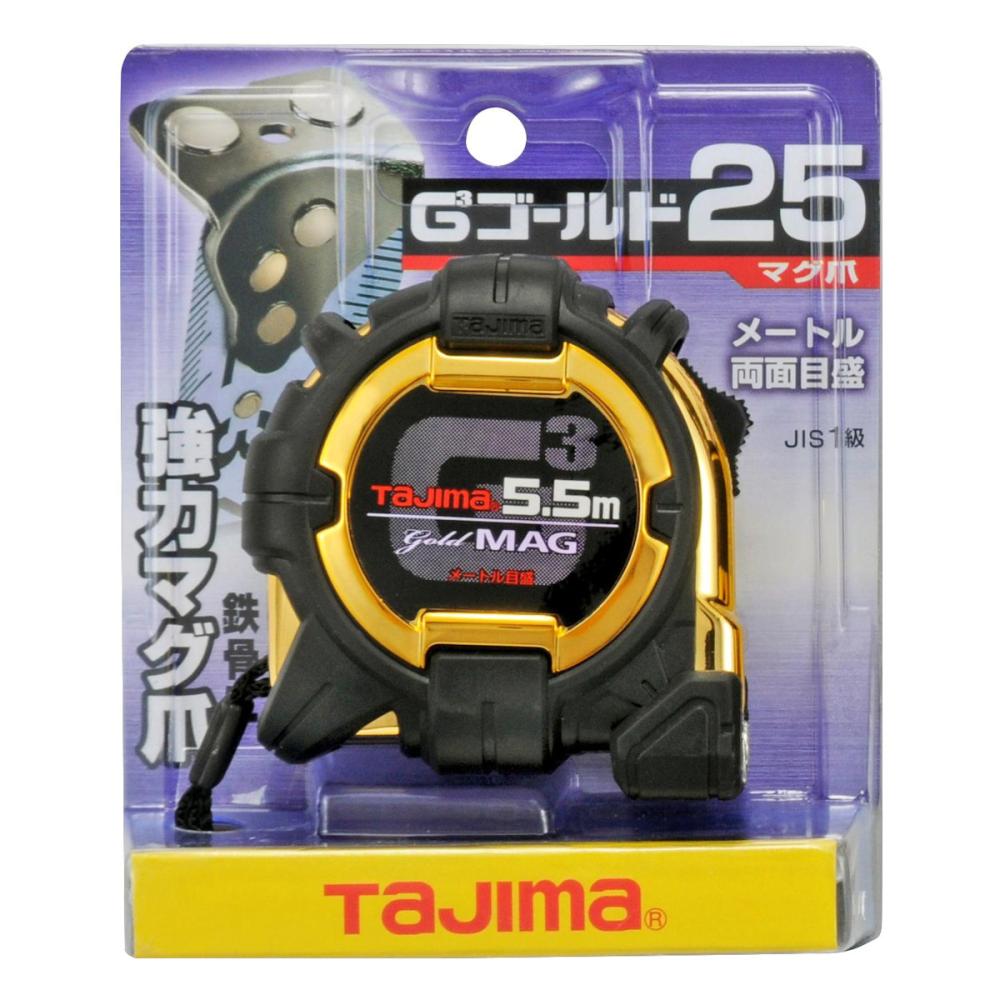 タジマ（ＴＪＭデザイン）　Ｇ３　ゴールドロックマグ爪２５　５．５ｍ　　Ｇ３ＧＬＭ２５－５５ＢＬ