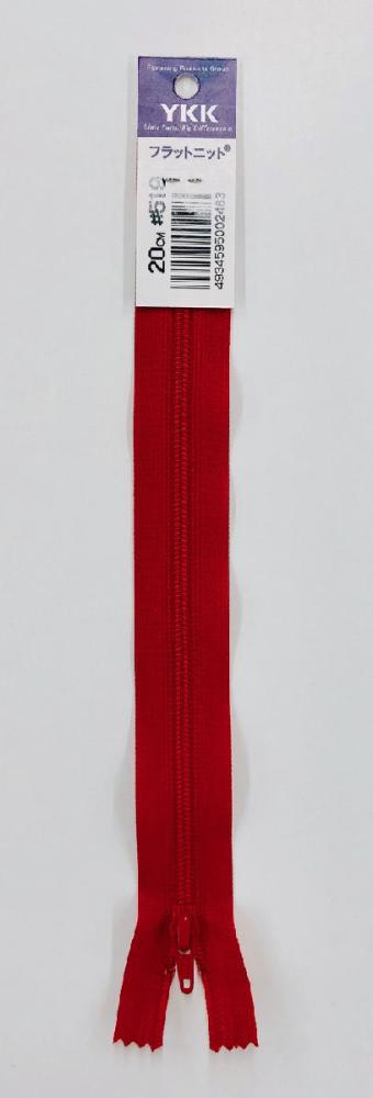 フラットニットファスナー 20cm 519