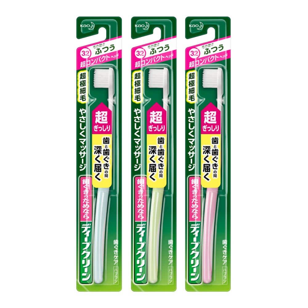花王 ディープクリーン 歯ブラシ 超コンパクト ふつう