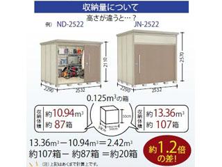 タクボ 物置 トールマン ＪＮ－ＳＺ２２１５Ｗ 積雪地 結露減少型 ムーンホワイト　約幅２．３×奥行１．８ｍ