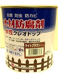 水性クレオトップ　ライトブラウン　０．７Ｌ