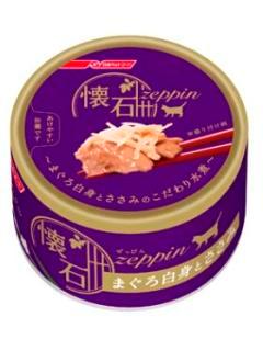 懐石ｚｅｐｐｉｎ缶　まぐろ白身とささみ　８０ｇ缶