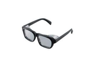 老眼レンズ付防塵メガネ　＋１．０