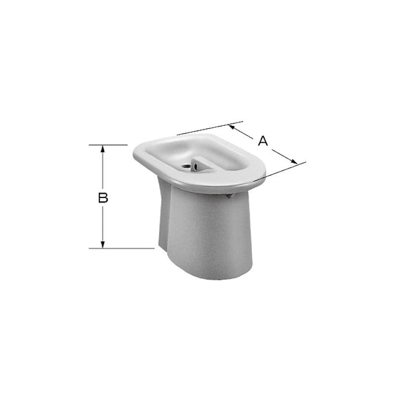 LIXIL INAX 小便器用トラップ オフホワイト 180mm T-21MU/BN8