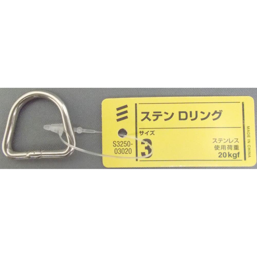 ステン Dリング 3
