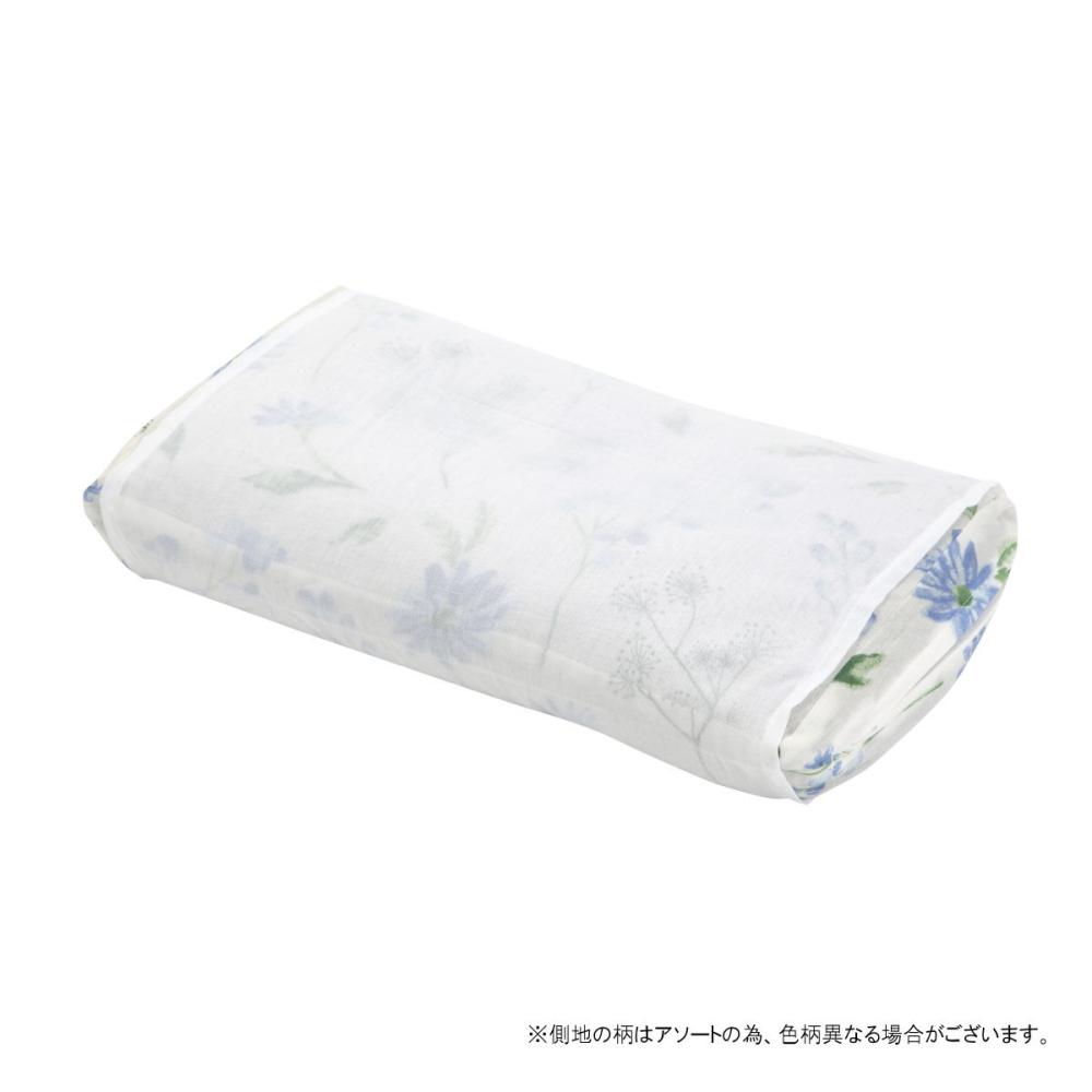 頚椎安定白カバー そば枕 ブルーの通販 ホームセンター コメリドットコム