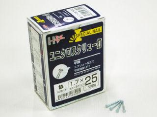 SPユニクロスクリュー釘 #16×25 500g