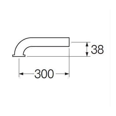 Ｈ７１－６６－２５×３００　Ｐパイプ