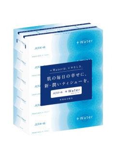 エリエール＋Ｗａｔｅｒ（プラスウォーター）　１８０組×５個パック