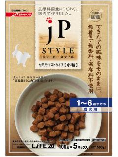 ジェーピースタイル　１～６歳までの成犬用（セミモイストタイプ）　５００ｇ