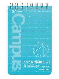 コクヨ　ツインリングメモ　ドット入　Ａ７　メ－Ｍ３６３ＢＴ