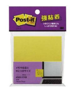 ３Ｍ　ポスト・イット　強粘着ノート　６５４ＳＳ－ＹＮＨ