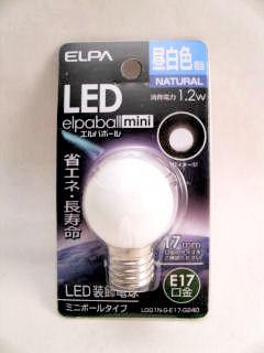 ＬＥＤ電球　Ｇ３０　ＬＤＧＩＮ－Ｇ－Ｅ１７－Ｇ２４０