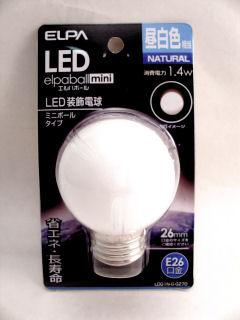 ＬＥＤ電球　Ｇ５０　ＬＤＧＩＮ－Ｇ－Ｇ２７０