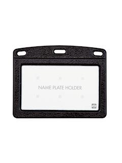 オープン　名札用ケース　レザー調　黒　ＮＢ－３６０Ｃ－ＢＫ