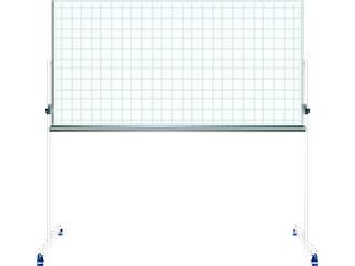 ホーローホワイトボード　両面脚付　暗線入　ホ－ＷＫ－Ｕ３６Ｘ