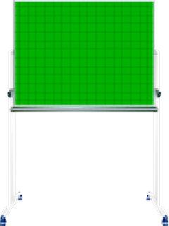 スチールグリーンボード　両面脚付暗線入　ホ－ＧＫ－ＵＳ３４Ｘ
