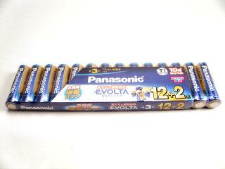 パナソニック　単３形エボルタ乾電池　１２＋２本　ＬＲ６ＥＪＳＰ／１４Ｓ
