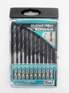 K+GEAR 六角軸木工用ドリル 10本セット の通販