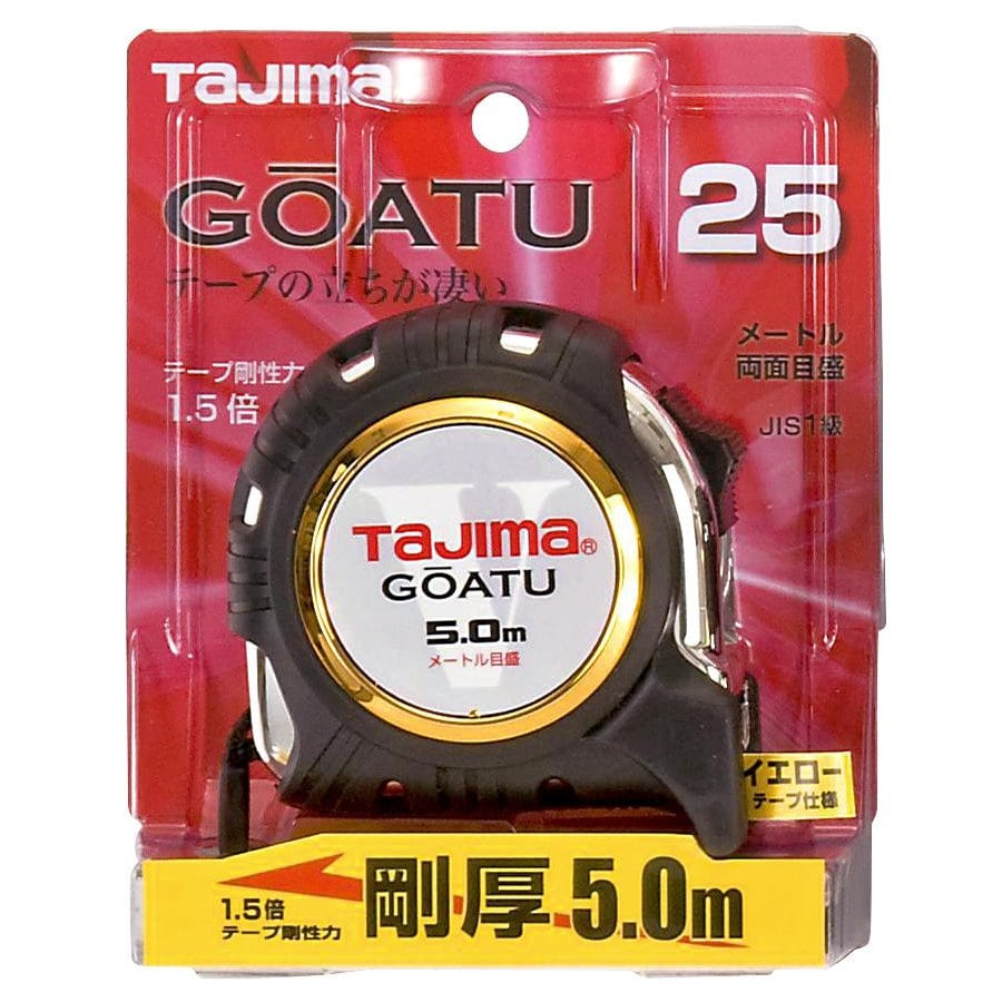 タジマ（ＴＪＭデザイン）　剛厚Ｇロック２５　５ｍ　メートル目盛　ＧＡＧＬ２５５０